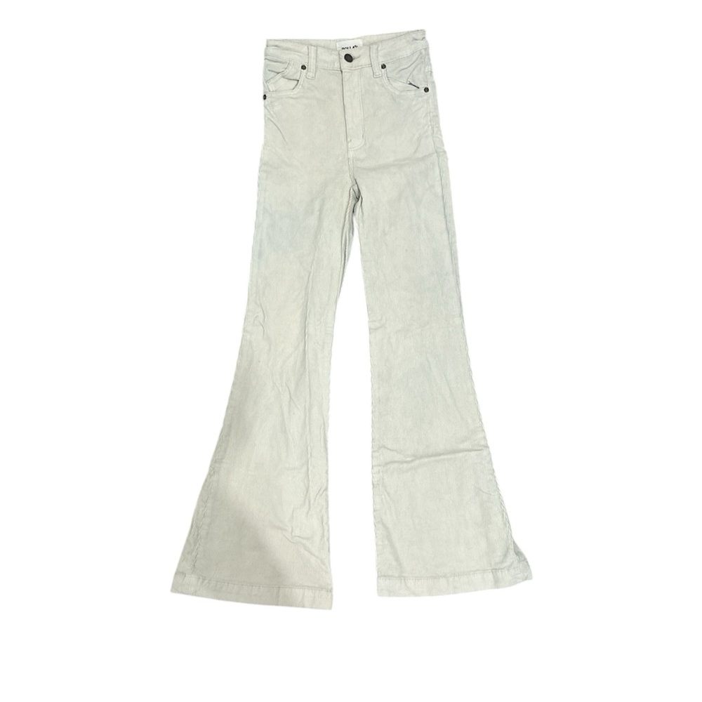 Flared Cream Pants